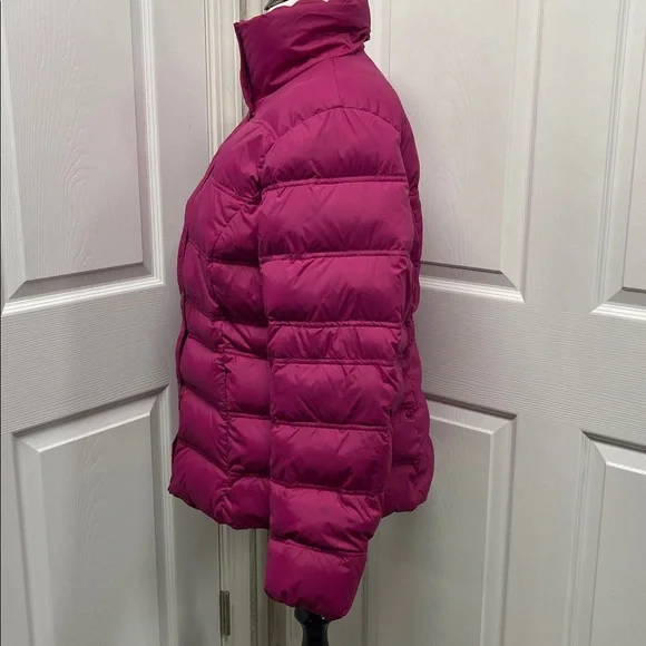 Lands’ End Women’s Lined Down Puffer Coat Large - Picture 5 of 13